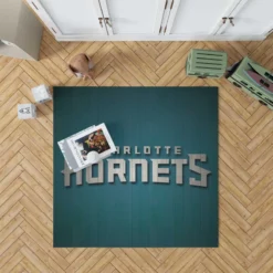 Charlotte Hornets Successful NBA Basketball Team Rug
