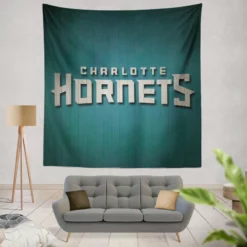 Charlotte Hornets Successful NBA Basketball Team Tapestry
