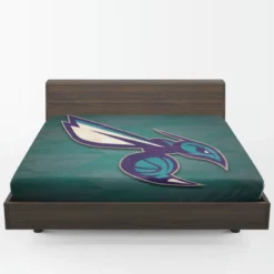 Charlotte Hornets Top Ranked NBA Basketball Team Fitted Sheet 1