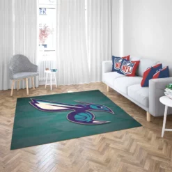 Charlotte Hornets Top Ranked NBA Basketball Team Rug 2