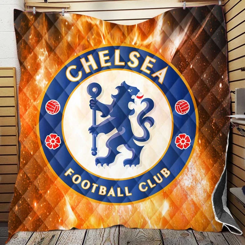 Chelsea FC British Champions Quilt Blanket