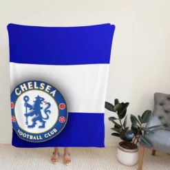 Chelsea FC Champions League Football Team Fleece Blanket