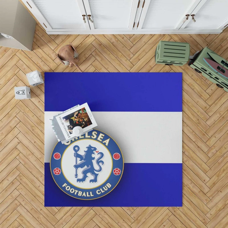 Chelsea FC Champions League Football Team Rug