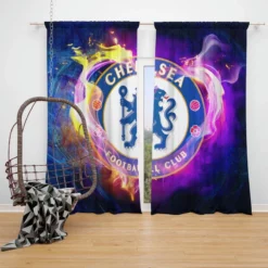 Chelsea FC English professional football club Window Curtain