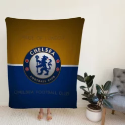 Chelsea FC Football Club Logo Fleece Blanket