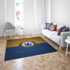 Chelsea FC Football Club Logo Rug 2