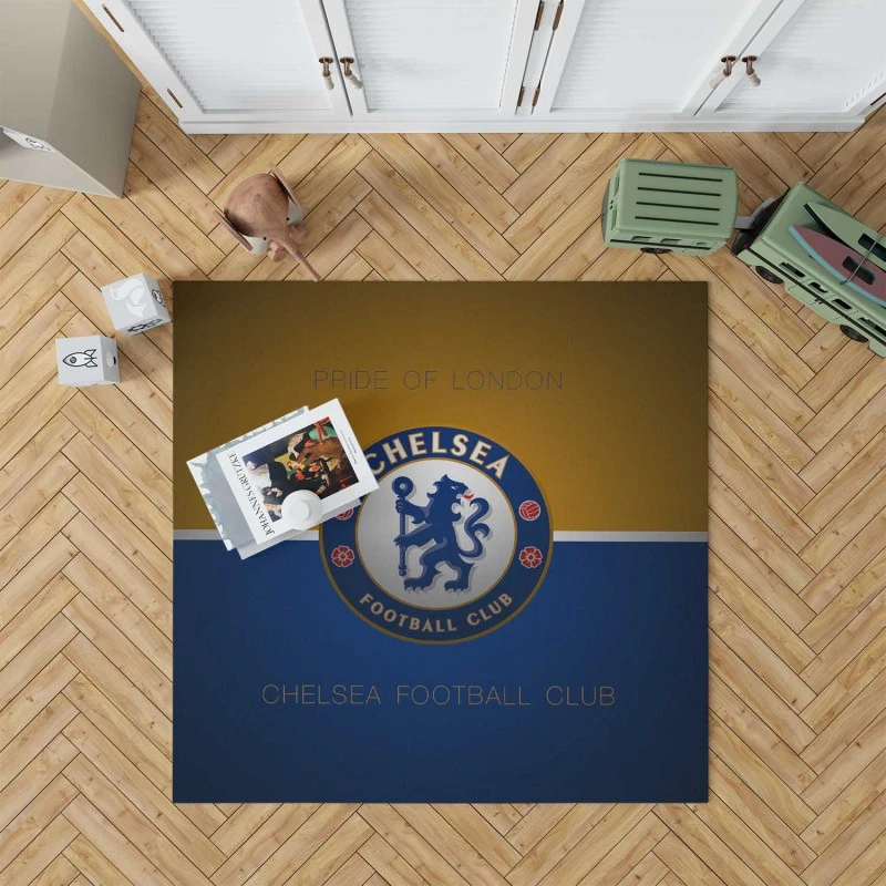 Chelsea FC Football Club Logo Rug