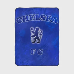 Chelsea FC Official Club Logo Fleece Blanket 1