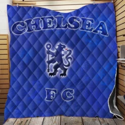 Chelsea FC Official Club Logo Quilt Blanket