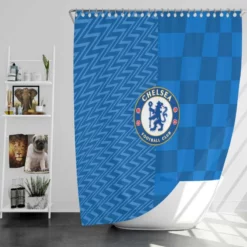 Chelsea FC Premier League Football Team Shower Curtain