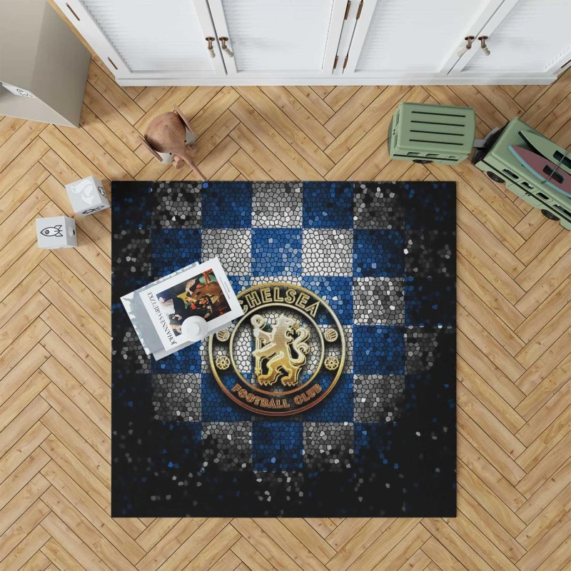 Chelsea FC Premier League Logo Rug