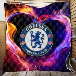 Chelsea FC Soccer Club Quilt Blanket