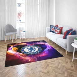 Chelsea FC Soccer Club Rug 2