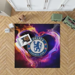 Chelsea FC Soccer Club Rug