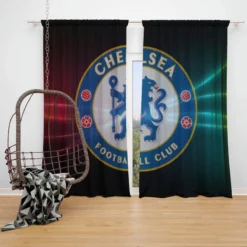 Chelsea FC Teen Boys Window Curtain