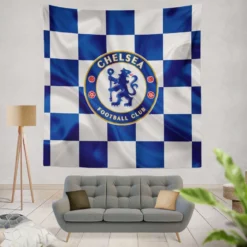 Chelsea Football Club Logo Tapestry