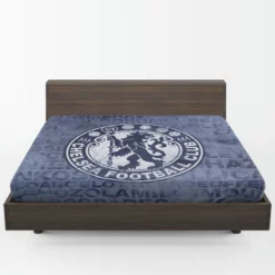 Chelsea Logo Most Popular English Football Team Fitted Sheet 1