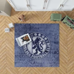 Chelsea Logo Most Popular English Football Team Rug