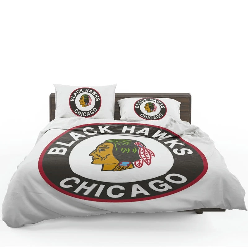 Chicago Blackhawks Awarded NHL Hockey Team Bedding Set