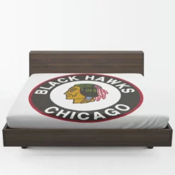 Chicago Blackhawks Awarded NHL Hockey Team Fitted Sheet 1