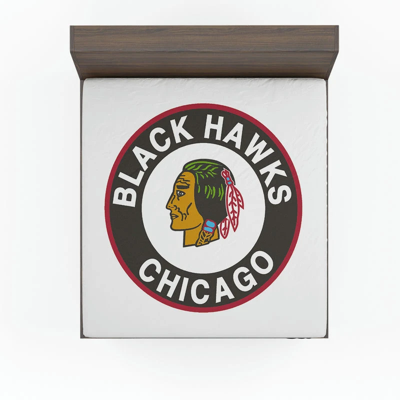 Chicago Blackhawks Awarded NHL Hockey Team Fitted Sheet
