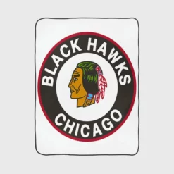 Chicago Blackhawks Awarded NHL Hockey Team Fleece Blanket 1