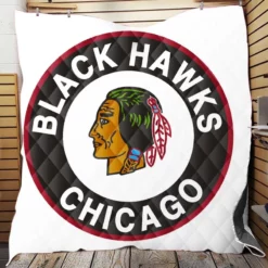 Chicago Blackhawks Awarded NHL Hockey Team Quilt Blanket