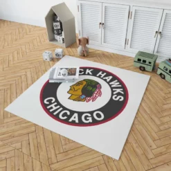 Chicago Blackhawks Awarded NHL Hockey Team Rug 1