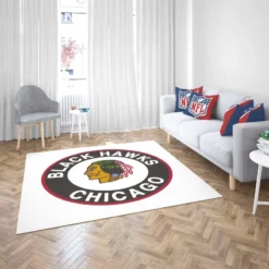 Chicago Blackhawks Awarded NHL Hockey Team Rug 2