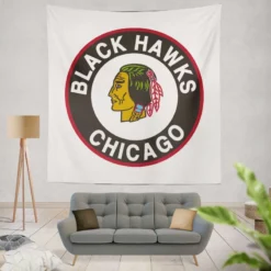 Chicago Blackhawks Awarded NHL Hockey Team Tapestry
