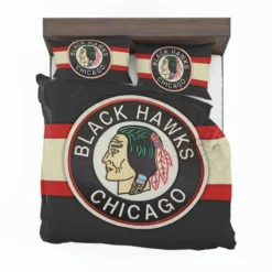 Chicago Blackhawks Classic NHL Ice Hockey Team Bedding Set 1