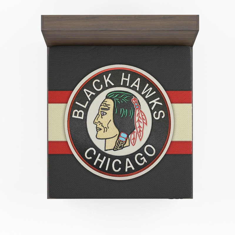 Chicago Blackhawks Classic NHL Ice Hockey Team Fitted Sheet
