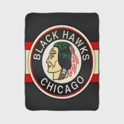 Chicago Blackhawks Classic NHL Ice Hockey Team Fleece Blanket 1