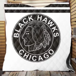 Chicago Blackhawks Energetic NHL Ice Hockey Team Quilt Blanket