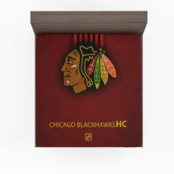 Chicago Blackhawks Excellent NHL Hockey Team Fitted Sheet