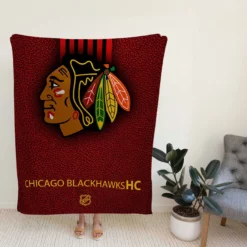 Chicago Blackhawks Excellent NHL Hockey Team Fleece Blanket