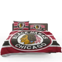 Chicago Blackhawks Famous NHL Hockey Club Bedding Set