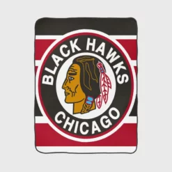 Chicago Blackhawks Famous NHL Hockey Club Fleece Blanket 1