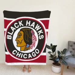 Chicago Blackhawks Famous NHL Hockey Club Fleece Blanket