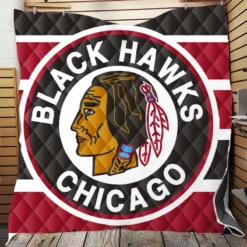 Chicago Blackhawks Famous NHL Hockey Club Quilt Blanket