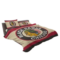 Chicago Blackhawks Professional Ice Hockey Team Bedding Set 2