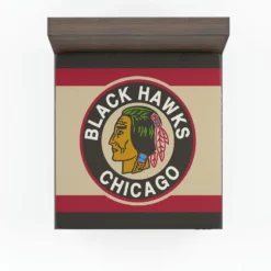Chicago Blackhawks Professional Ice Hockey Team Fitted Sheet
