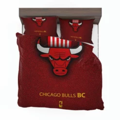 Chicago Bulls Basketball Club Logo Bedding Set 1