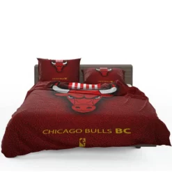 Chicago Bulls Basketball Club Logo Bedding Set