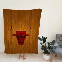Chicago Bulls Classic NBA Basketball Club Fleece Blanket