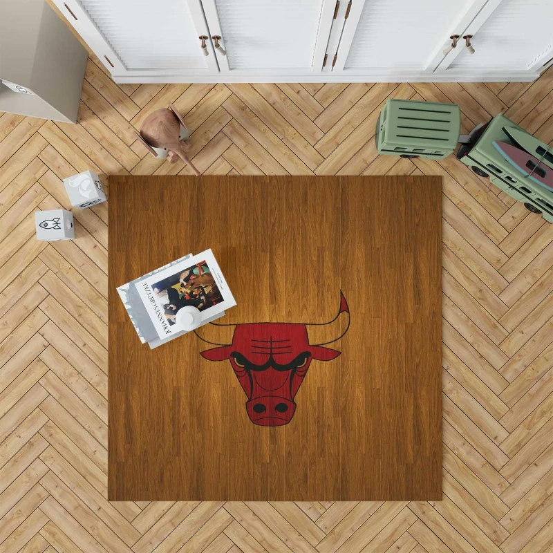 Chicago Bulls Classic NBA Basketball Club Rug