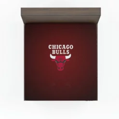Chicago Bulls Energetic NBA Basketball Team Fitted Sheet