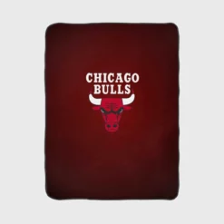 Chicago Bulls Energetic NBA Basketball Team Fleece Blanket 1