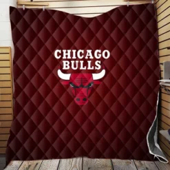 Chicago Bulls Energetic NBA Basketball Team Quilt Blanket
