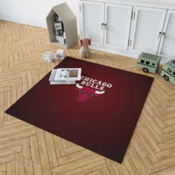 Chicago Bulls Energetic NBA Basketball Team Rug 1